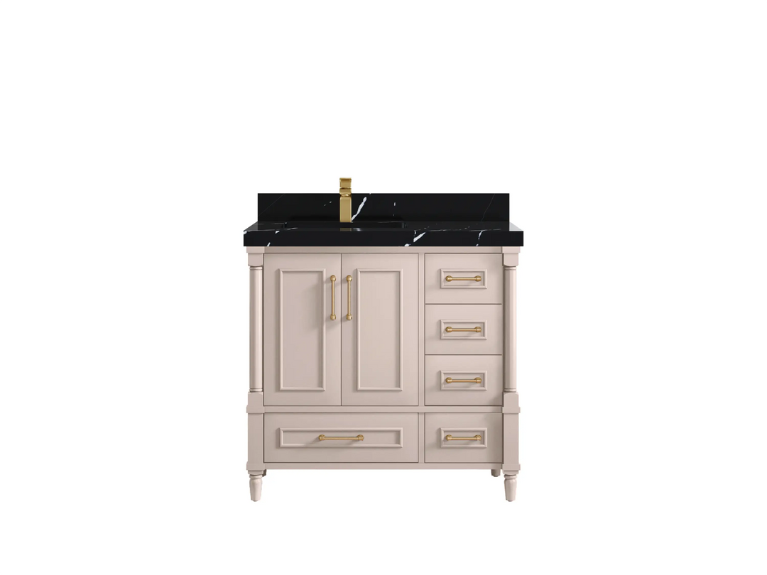 Aberdeen 36 in. W x 22 in. D Left Offset Sink Bathroom Vanity - Willow Bath and Vanity