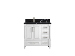 Aberdeen 36 in. W x 22 in. D Left Offset Sink Bathroom Vanity - photo 8