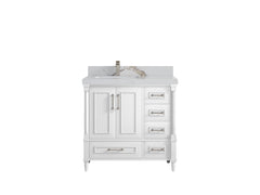 Aberdeen 36 in. W x 22 in. D Left Offset Sink Bathroom Vanity - photo 12