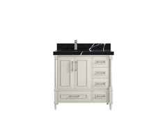 Aberdeen 36 in. W x 22 in. D Left Offset Sink Bathroom Vanity - photo 8