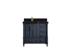 Aberdeen 36 in. W x 22 in. D Left Offset Sink Bathroom Vanity - photo 8