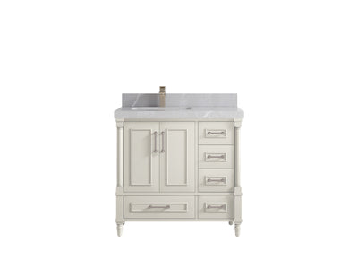 Aberdeen 36 in. W x 22 in. D Left Offset Sink Bathroom Vanity - Willow Bath and Vanity