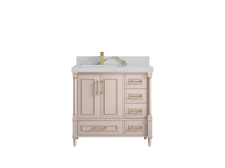 Aberdeen 36 in. W x 22 in. D Left Offset Sink Bathroom Vanity - photo 12