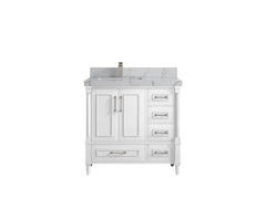 Aberdeen 36 in. W x 22 in. D Left Offset Sink Bathroom Vanity - photo 40