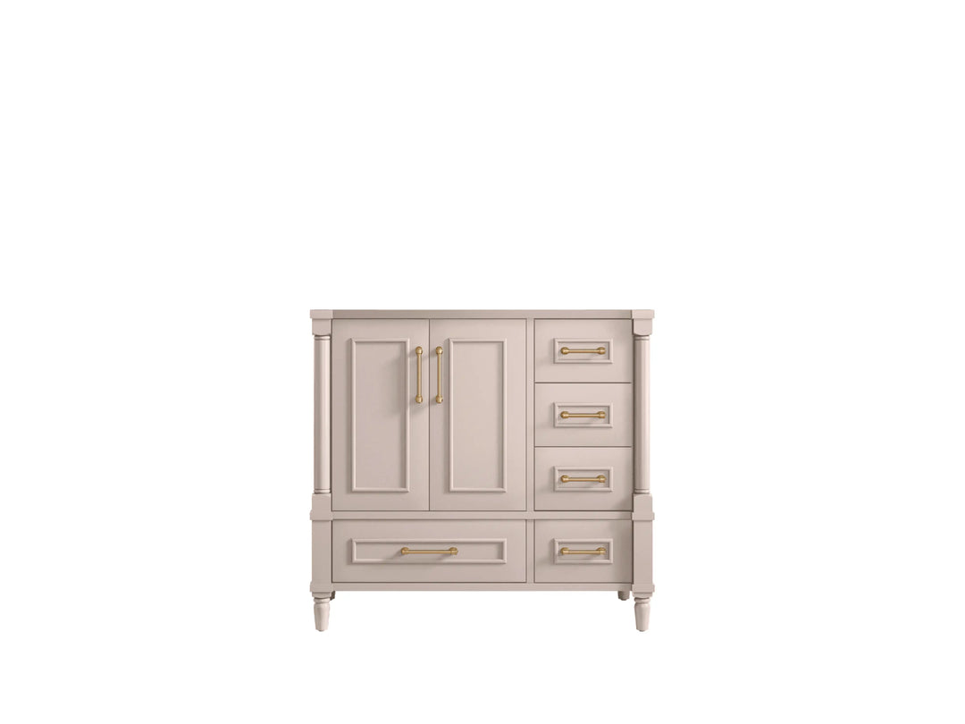 Aberdeen 36 in. W x 22 in. D Left Offset Sink Bathroom Vanity - Willow Bath and Vanity