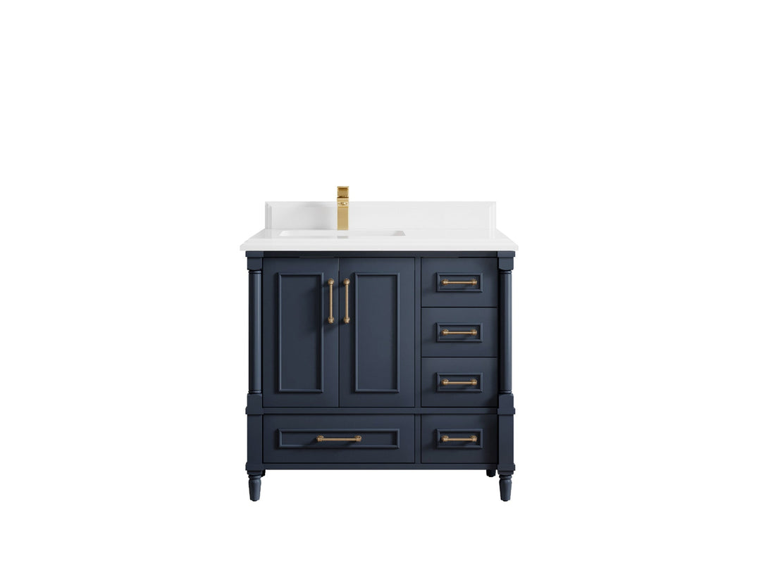 Aberdeen 36 in. W x 22 in. D Left Offset Sink Bathroom Vanity - Willow Bath and Vanity