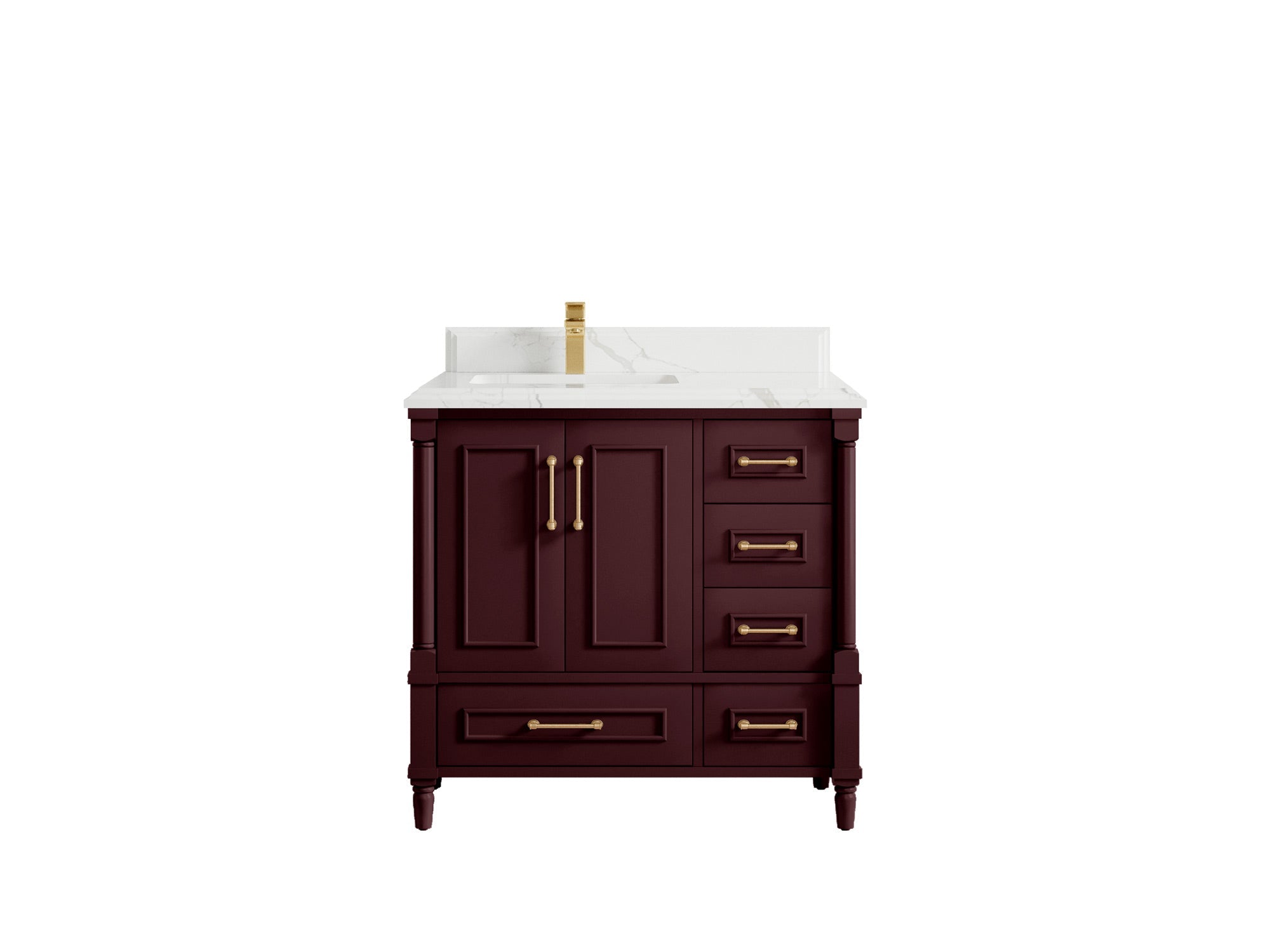 Aberdeen 36 in. W x 22 in. D Left Offset Sink Bathroom Vanity - Willow Bath and Vanity