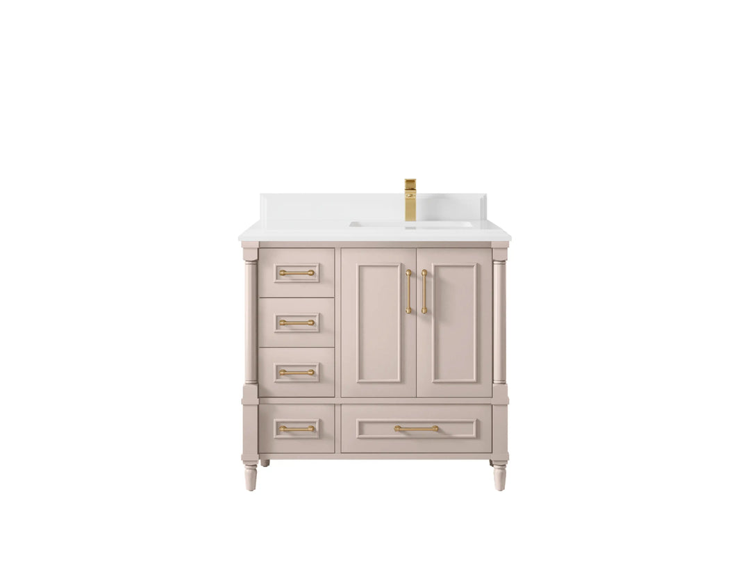 Aberdeen 36 in. W x 22 in. D Right Offset Sink Bathroom Vanity - Willow Bath and Vanity