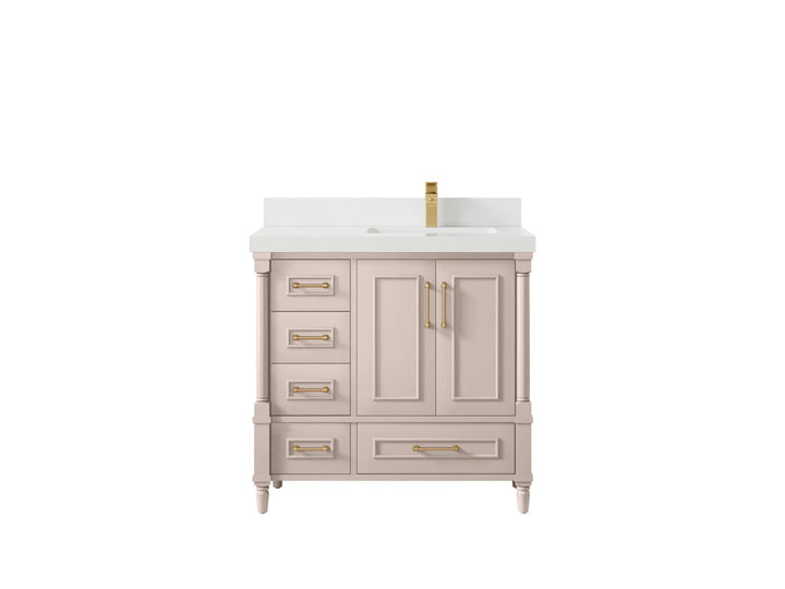 Aberdeen 36 in. W x 22 in. D Right Offset Sink Bathroom Vanity - photo 38
