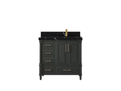 Aberdeen 36 in. W x 22 in. D Right Offset Sink Bathroom Vanity - photo 10