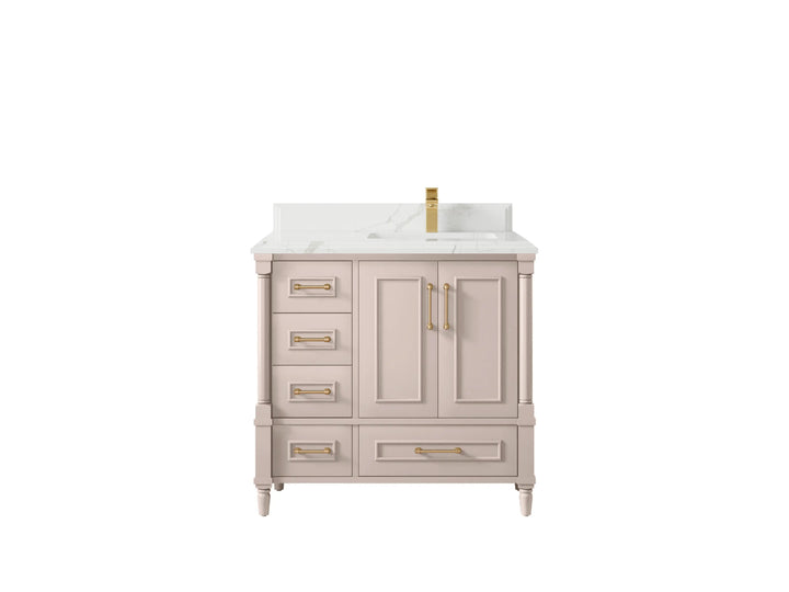 Aberdeen 36 in. W x 22 in. D Right Offset Sink Bathroom Vanity - photo 22
