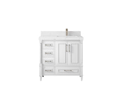 Aberdeen 36 in. W x 22 in. D Right Offset Sink Bathroom Vanity - photo 14