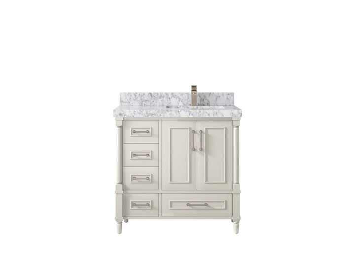 Aberdeen 36 in. W x 22 in. D Right Offset Sink Bathroom Vanity - photo 18