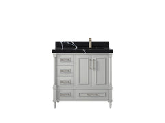 Aberdeen 36 in. W x 22 in. D Right Offset Sink Bathroom Vanity - photo 8