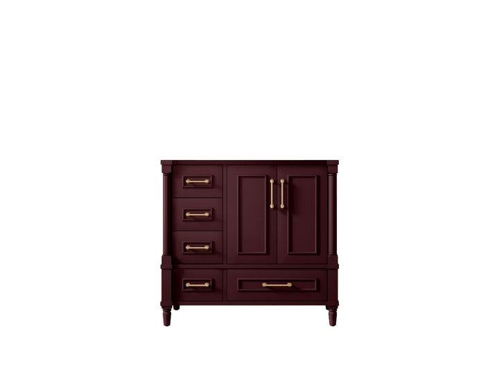Aberdeen 36 in. W x 22 in. D Right Offset Sink Bathroom Vanity - photo 6