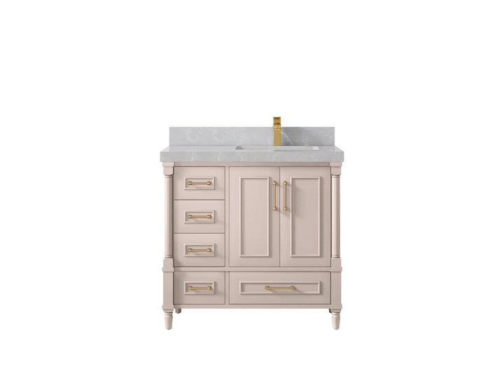 Aberdeen 36 in. W x 22 in. D Right Offset Sink Bathroom Vanity - photo 28