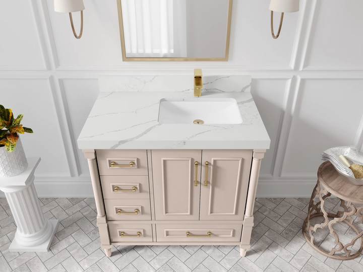Aberdeen 36 in. W x 22 in. D Right Offset Sink Bathroom Vanity - photo 15