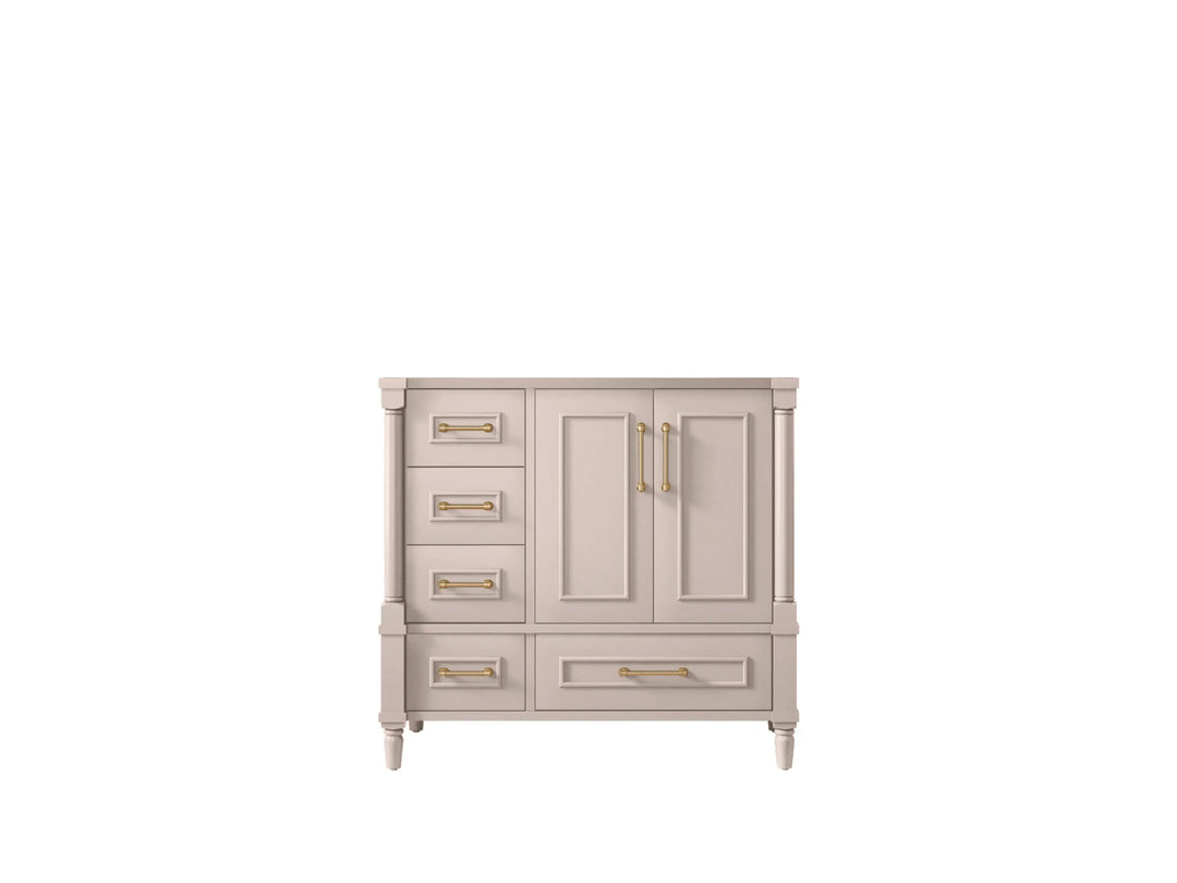 Aberdeen 36 in. W x 22 in. D Right Offset Sink Bathroom Vanity - Willow Bath and Vanity