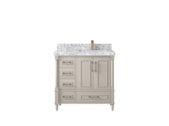 Aberdeen 36 in. W x 22 in. D Right Offset Sink Bathroom Vanity - photo 18