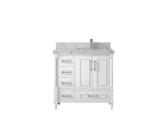 Aberdeen 36 in. W x 22 in. D Right Offset Sink Bathroom Vanity - photo 40