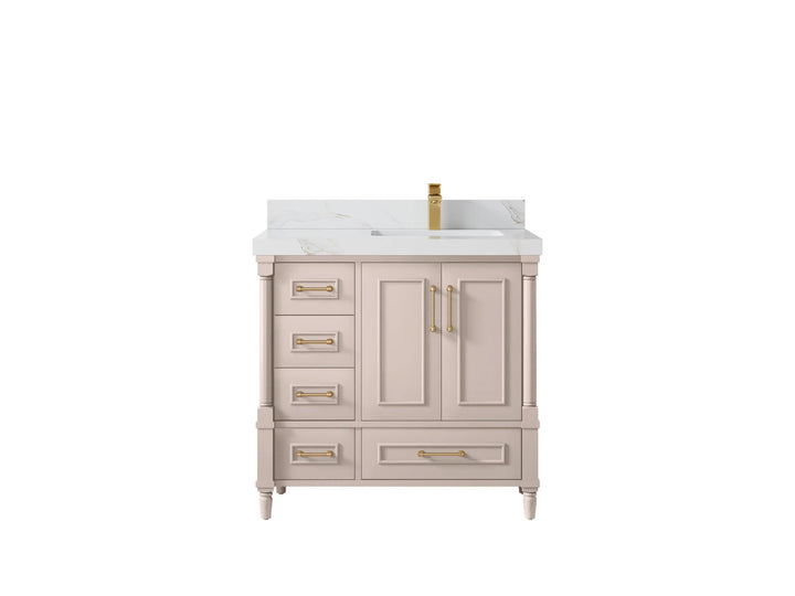 Aberdeen 36 in. W x 22 in. D Right Offset Sink Bathroom Vanity - photo 40