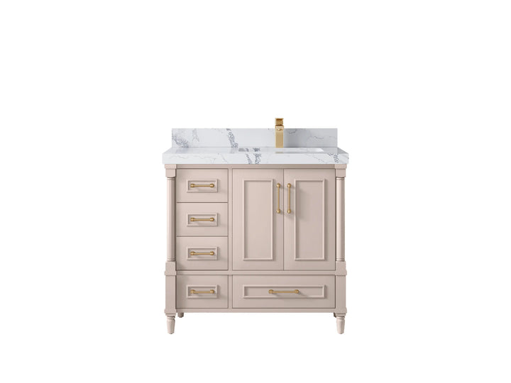 Aberdeen 36 in. W x 22 in. D Right Offset Sink Bathroom Vanity - photo 20