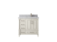 Aberdeen 36 in. W x 22 in. D Right Offset Sink Bathroom Vanity - photo 30
