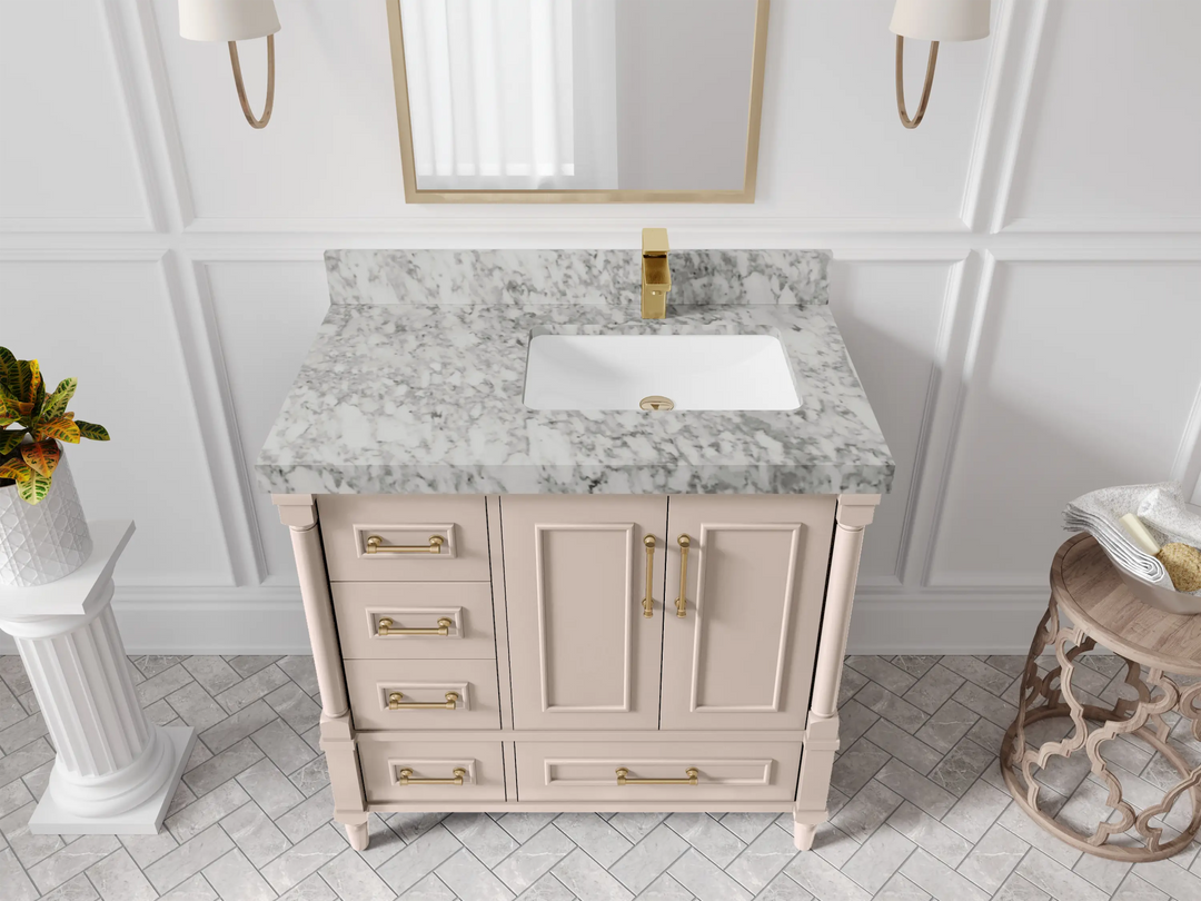 Aberdeen 36 in. W x 22 in. D Right Offset Sink Bathroom Vanity - Willow Bath and Vanity