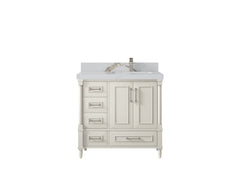 Aberdeen 36 in. W x 22 in. D Right Offset Sink Bathroom Vanity - photo 12
