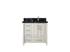Aberdeen 36 in. W x 22 in. D Right Offset Sink Bathroom Vanity - photo 8