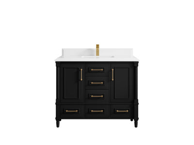 Aberdeen 42 in. W x 22 in. D Single Sink Bathroom Vanity - Willow Bath and Vanity