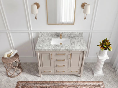Aberdeen 42 in. W x 22 in. D Single Sink Bathroom Vanity - Willow Bath and Vanity