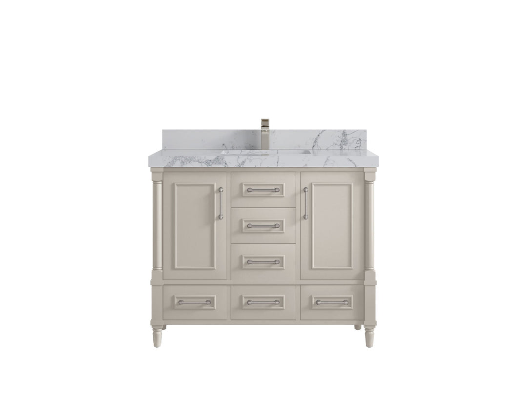 Aberdeen 42 in. W x 22 in. D Single Sink Bathroom Vanity - Willow Bath and Vanity