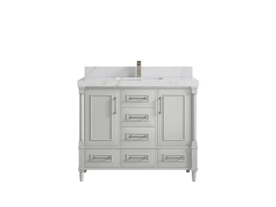 Aberdeen 42 in. W x 22 in. D Single Sink Bathroom Vanity - Willow Bath and Vanity