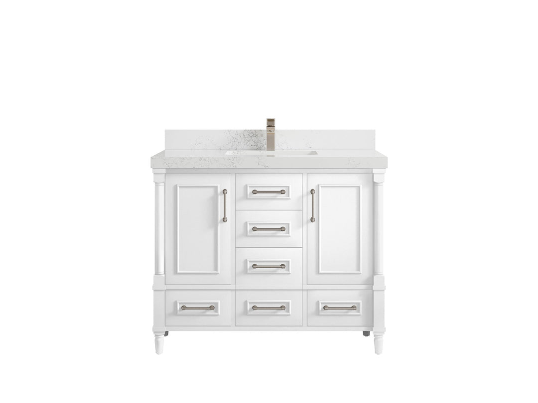 Aberdeen 42 in. W x 22 in. D Single Sink Bathroom Vanity - Willow Bath and Vanity
