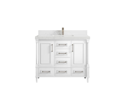 Aberdeen 42 in. W x 22 in. D Single Sink Bathroom Vanity - Willow Bath and Vanity