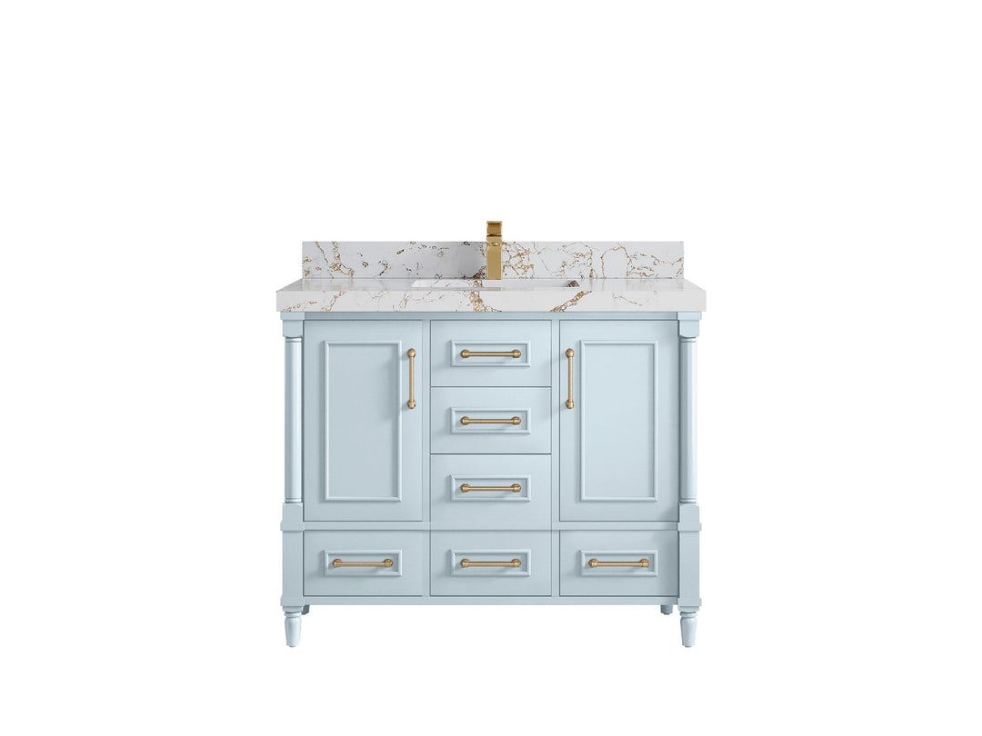 Aberdeen 42 in. W x 22 in. D Single Sink Bathroom Vanity - Willow Bath and Vanity