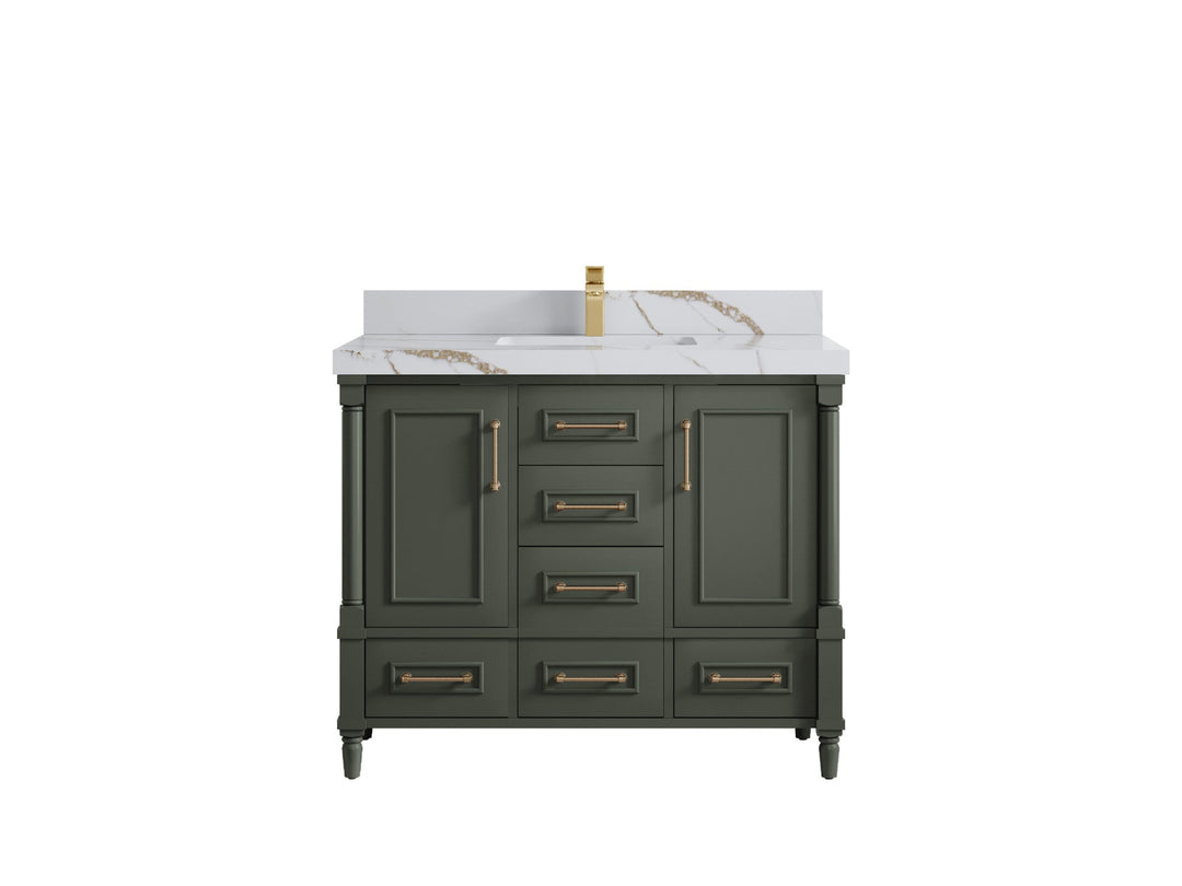 Aberdeen 42 in. W x 22 in. D Single Sink Bathroom Vanity - Willow Bath and Vanity