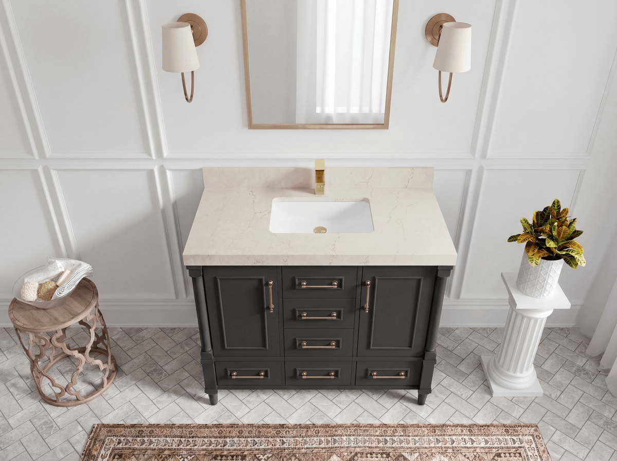 Aberdeen 42 in. W x 22 in. D Single Sink Bathroom Vanity - Willow Bath and Vanity