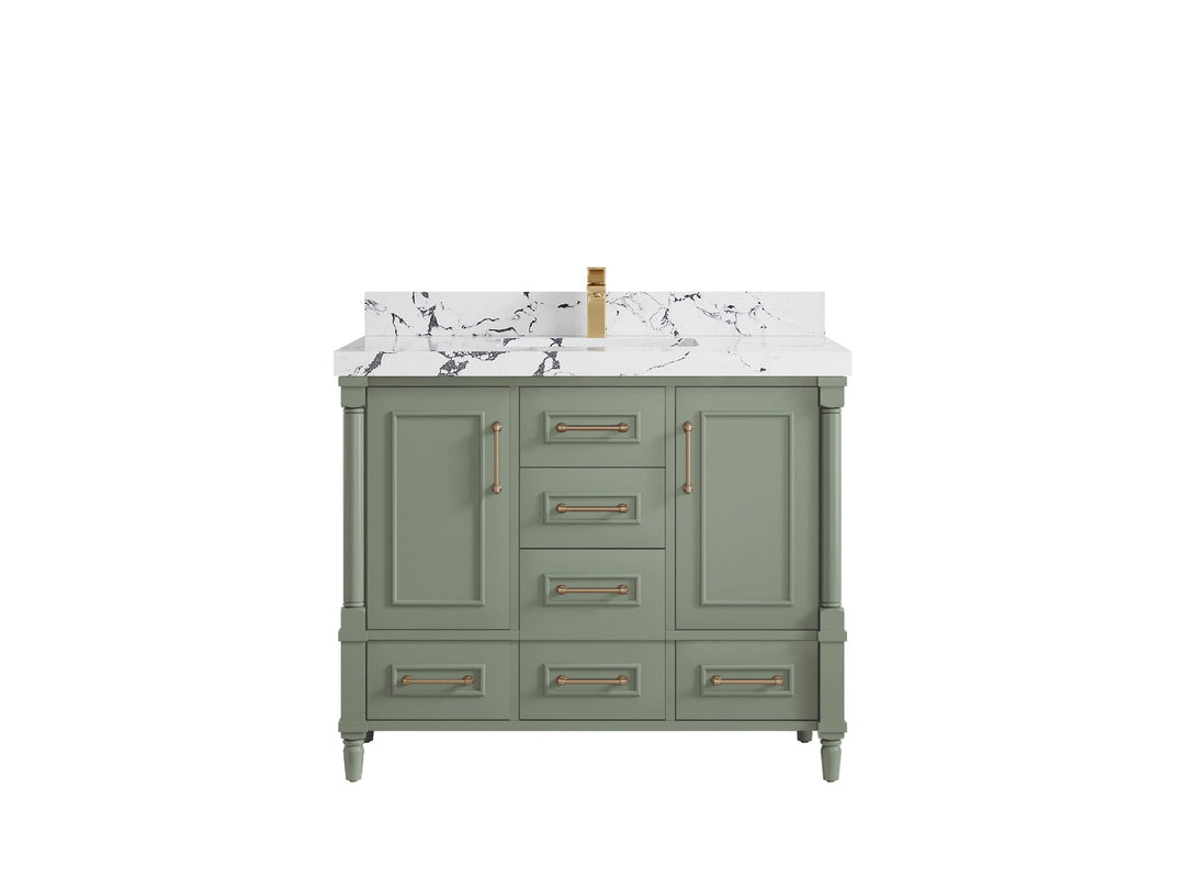Aberdeen 42 in. W x 22 in. D Single Sink Bathroom Vanity - Willow Bath and Vanity