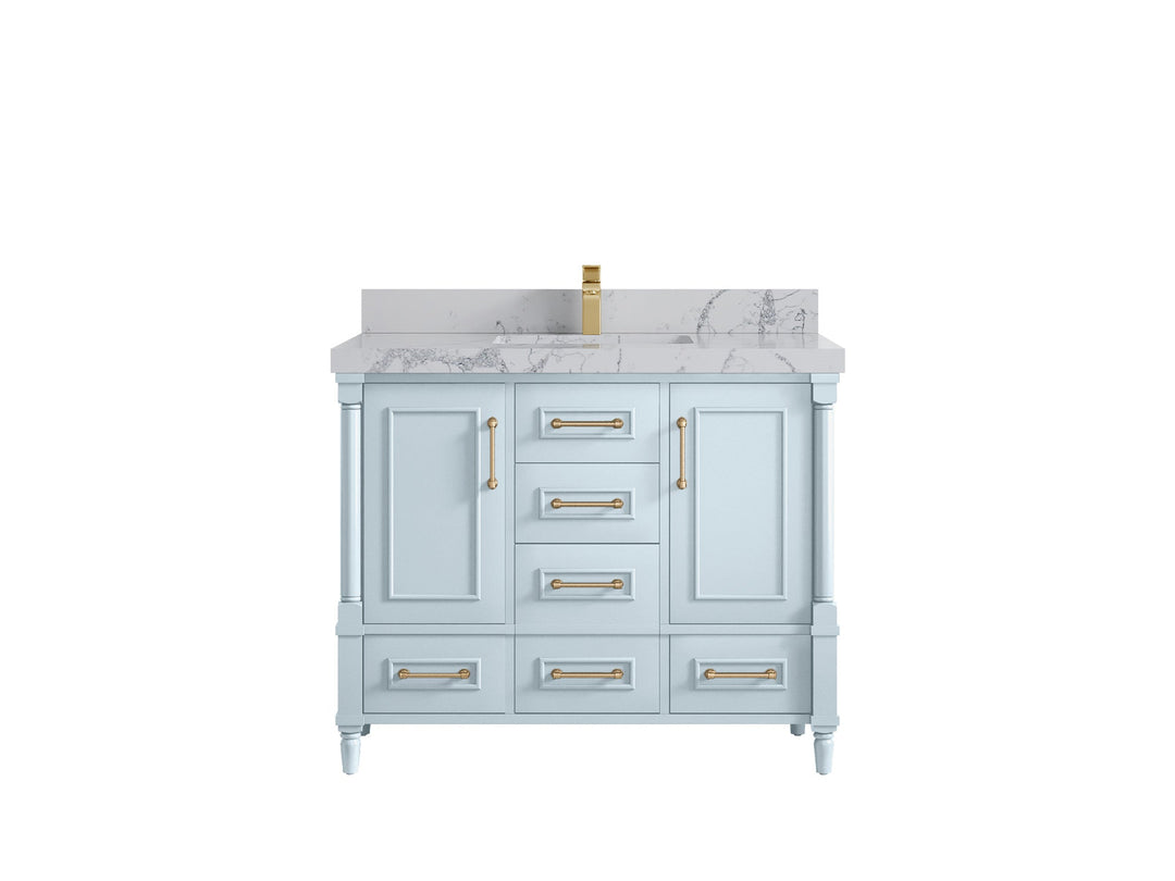 Aberdeen 42 in. W x 22 in. D Single Sink Bathroom Vanity - Willow Bath and Vanity