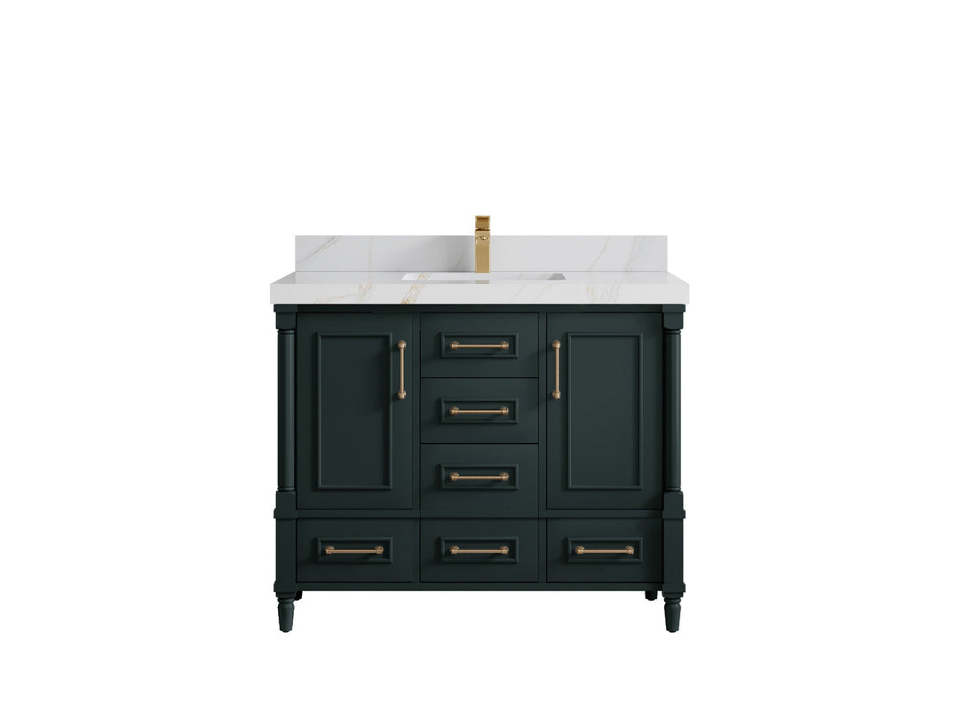 Aberdeen 42 in. W x 22 in. D Single Sink Bathroom Vanity - Willow Bath and Vanity