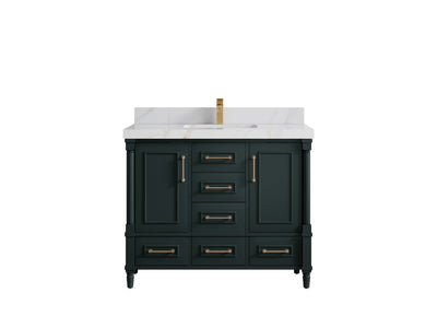 Aberdeen 42 in. W x 22 in. D Single Sink Bathroom Vanity - Willow Bath and Vanity
