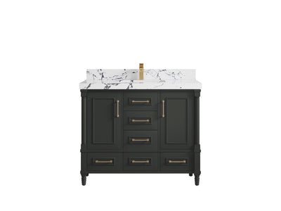 Aberdeen 42 in. W x 22 in. D Single Sink Bathroom Vanity - Willow Bath and Vanity