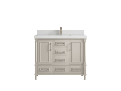 Aberdeen 42 in. W x 22 in. D Single Sink Bathroom Vanity - Willow Bath and Vanity