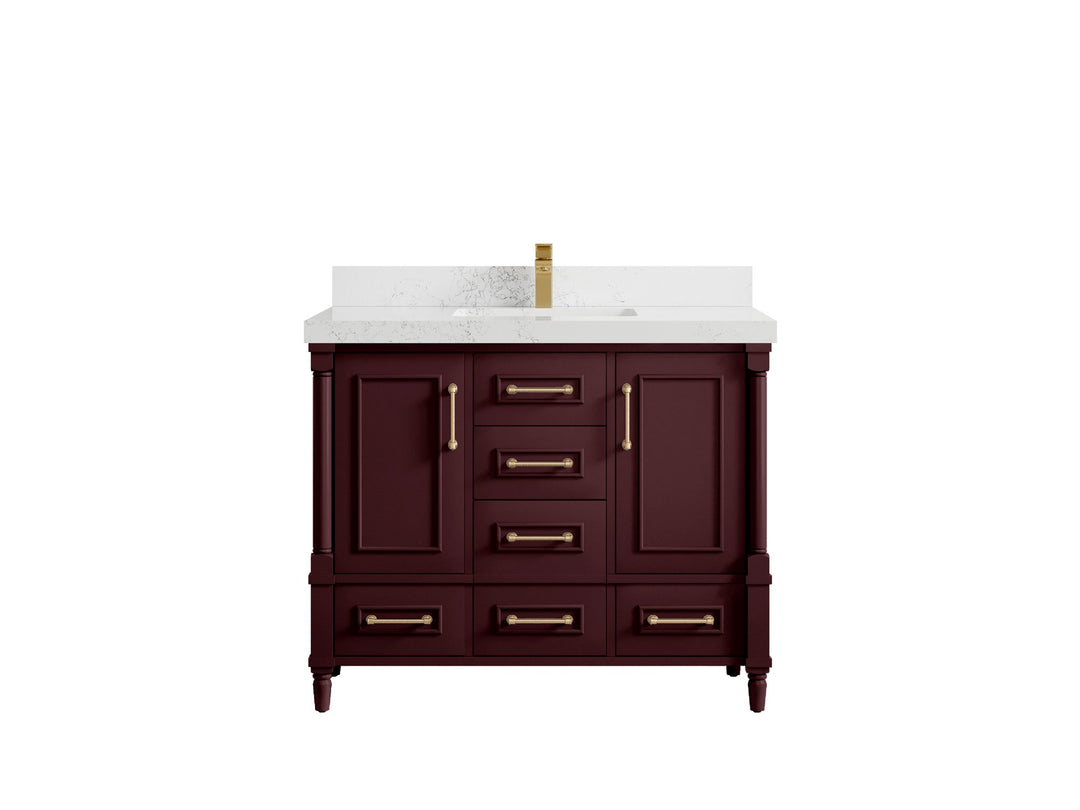 Aberdeen 42 in. W x 22 in. D Single Sink Bathroom Vanity - Willow Bath and Vanity