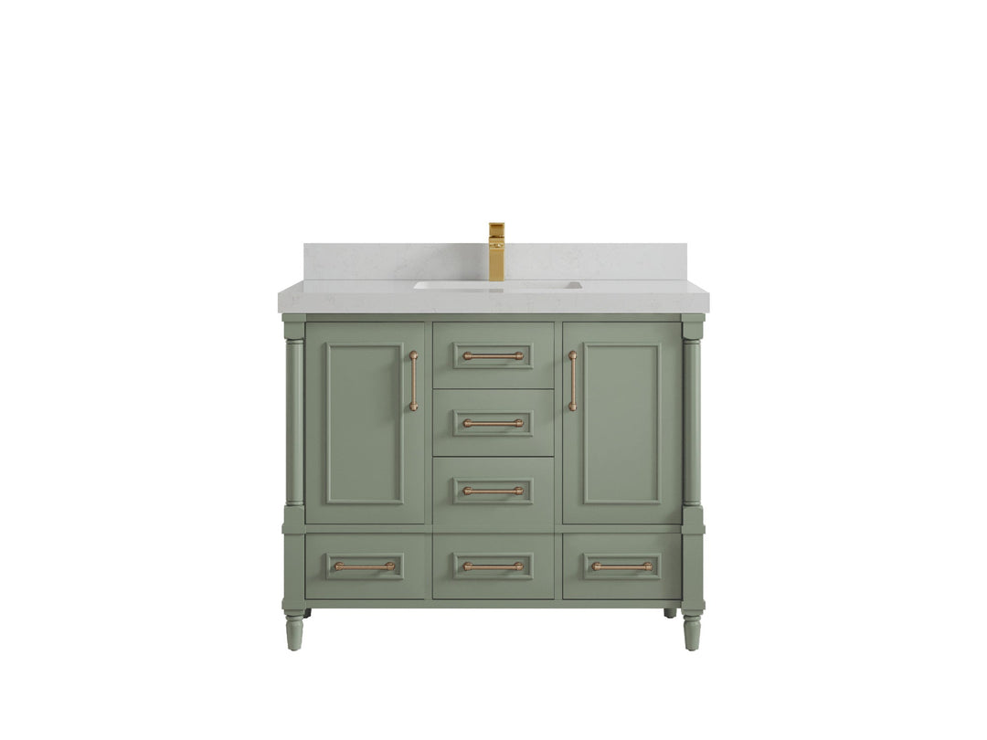 Aberdeen 42 in. W x 22 in. D Single Sink Bathroom Vanity - Willow Bath and Vanity