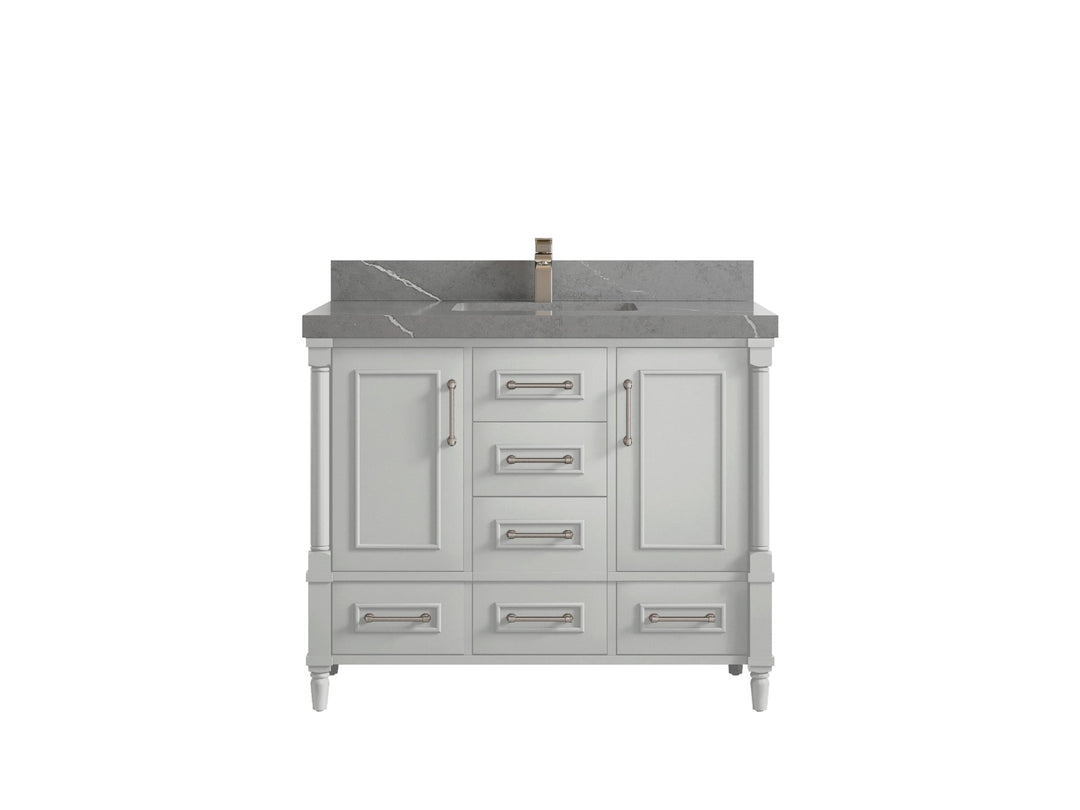 Aberdeen 42 in. W x 22 in. D Single Sink Bathroom Vanity - Willow Bath and Vanity
