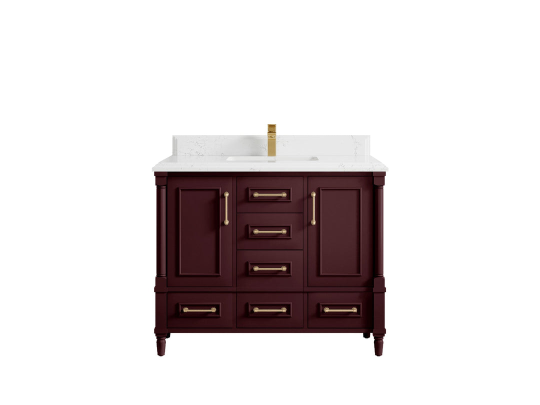 Aberdeen 42 in. W x 22 in. D Single Sink Bathroom Vanity - Willow Bath and Vanity