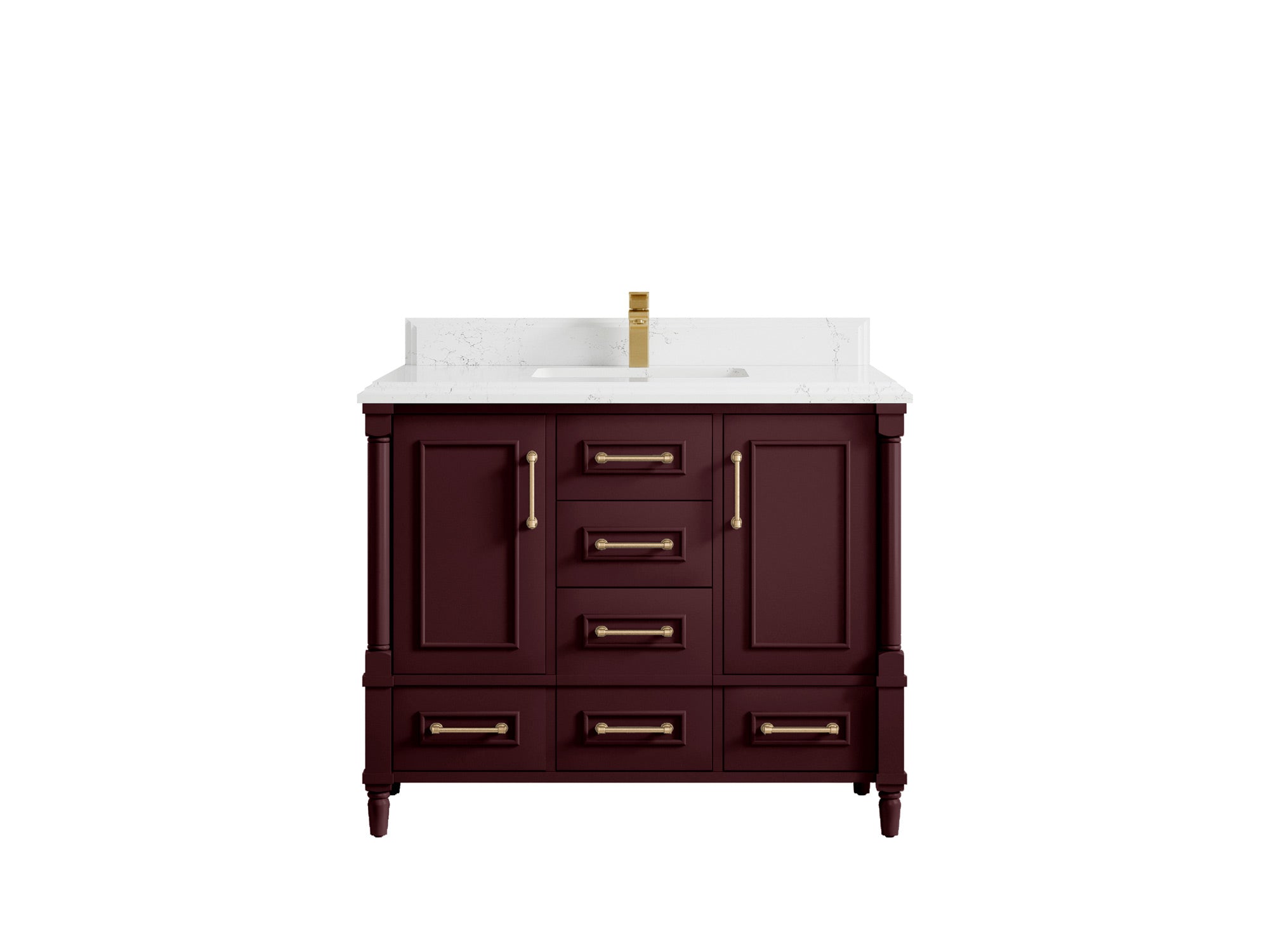Aberdeen 42 in. W x 22 in. D Single Sink Bathroom Vanity - Willow Bath and Vanity